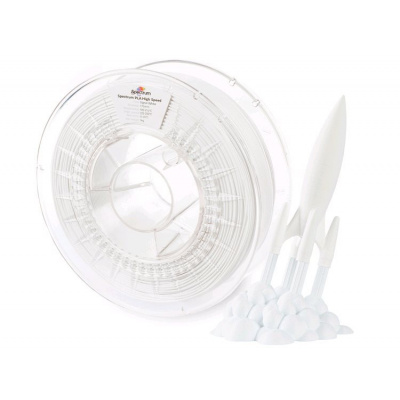 Spectrum 81047 3D filamento, PLA High Speed, 1,75mm, 1000g, Bianco (Signal white)