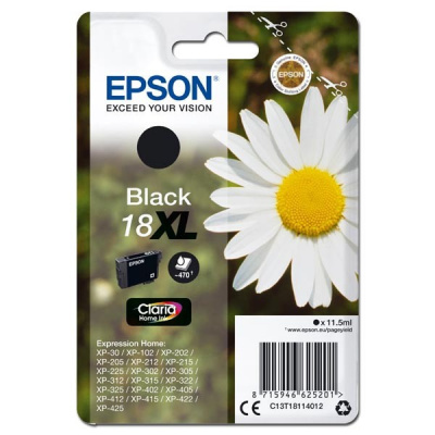 Epson 18XL C13T18114012 nero (black) cartuccia originale