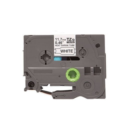 Nastro compatibile con Brother HSe-231, 11,7mm x 1,5m, testo nera / sfondo bianco