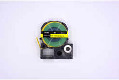 Epson LK-4YBA5 / SU5Y, 5mm x 2,5m, testo nera / sfondo giallo, nastro termicoretraibile compatibile