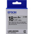 Epson LabelWorks LK-5SBE C53S655013 18mm x 9m, testo nera / nastro argento opaco, opaco, nastro originale