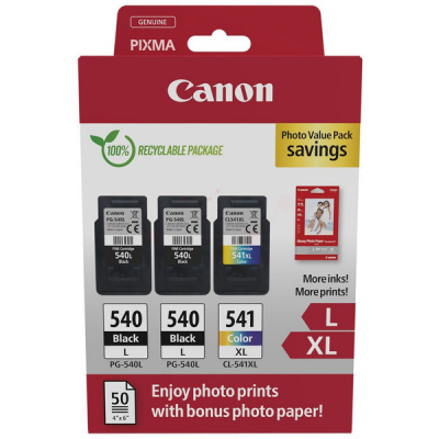 Canon PG-540L 2x + CL-541XL 5224B015 colore (CMYK) multipack di cartucce originali