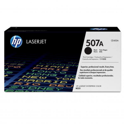 HP 507A CE400A nero (black) toner originale