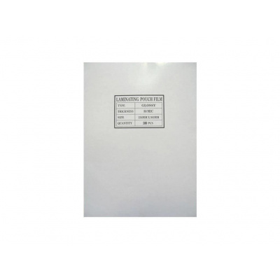 Pellicole di laminazione, A4, 80 micron, antistatiche, 100 pezzi