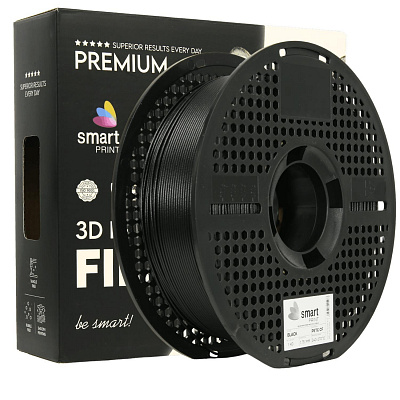 Smart Print FG-S208-E1, 3D filament, PETG + CF, 1,75mm, 1000g, Nero (Black)