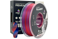 Smart Print FG-S97-E1, 3D filamento, PLA Silk, 1,75mm, 1000g, Dual Color, Multicolore (Red, Blue)