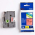 Brother TZ-421 / TZe-421, 9mm x 8m, testo nera/sfondo rosso, nastro originale