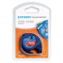 Dymo LetraTag 59424, S0721580 / 91203, S0721630, 12mm x 4m, testo nera/sfondo rosso, nastro originale