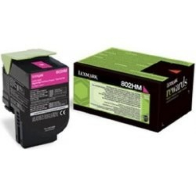 Lexmark 80C2HM0 magenta toner originale