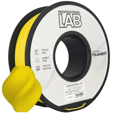 Professional Lab FG-P86-E1, 3D filamento, PLA, 1,75mm, 1000g, Giallo (Meta yellow)