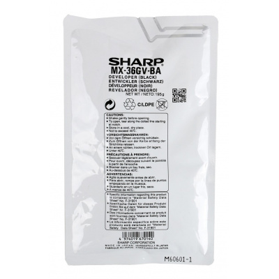 Sharp MX-36GVBA nero (black) developer originale