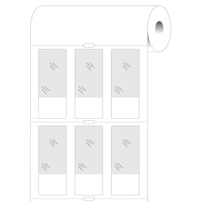 Brady BPT-511-427 / 236987, etichette in carta termica, 25.40 mm x 63.50 mm
