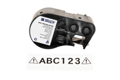 Brady M4C-1000-595-WT-BK / 170833, 25.40 mm x 7.62 m, Vinile, testo nero / sfondo bianco