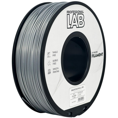 Professional Lab FG-P134-E1, 3D filamento, ASA, 1,75mm, 1000g, Argento (Silver)