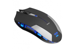 E-blue Mouse Cobra Jr. EMS609BKAA, 1750DPI, 2.4 [GHz], ottica, 6sp\., senza fili, nero, 2 pz AAA