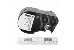 Brady M5-78-492 / 170896, 25.40 mm, Polyester, testo nera / sfondo bianco