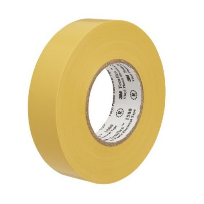 3M Temflex 1500 Elektronastro isolante, 19 mm x 20 m, giallo