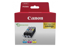 Canon CLI-521 2934B015 colore (color) multipack di cartucce originali