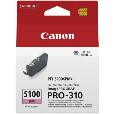 Canon PFI-5100 PM 6957C001 foto magenta  cartuccia originale