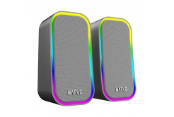 Altoparlanti Marvo HAVOC 20GY, 6W, grigi, retroilluminati