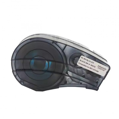 Brady M21-125-C-342-WT, 6 mm x 2,13 m, testo nera / sfondo bianco, nastro compatibile