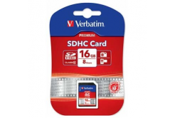 Verbatim 43962 Secure Digital Card Premium U1, scheda di memoria, SDHC, 16GB, UHS-I U1 (Class 10), 