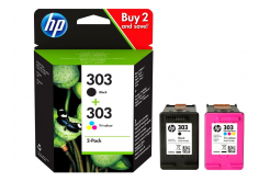 HP 303 3YM92AE colore (CMYK) multipack di cartucce originali