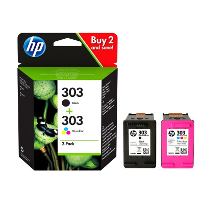 HP 303 3YM92AE colore (CMYK) multipack di cartucce originali