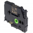 Nastro compatibile con Brother TZ-314 / TZe-314, 6mm x 8m, testo oro / sfondo nera