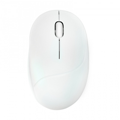 ASUS Fragrance Mouse MD101/Ergonomico/Ottico/2.400 DPI/USB+BT/Bianco