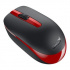 Genius Mouse NX-7007 31030026404, 1200DPI, 2.4 [GHz], ottica, 3sp\., senza fili USB, nero-rosso, AA