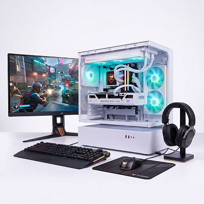 Raiko herní PC set – RTX 5070 12GB, AMD Ryzen 7 7800X3D, 16GB / 32GB RAM, 1TB SSD + ASUS TUF Bundle