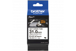 Brother HSe-261E Pro Tape, 31 mm x 1.5 m, testo nera / nastro bianco , nastro originale