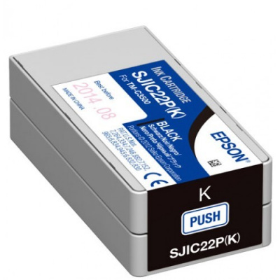 Epson GJIC5(K) C13S020563 pro ColorWorpz, nero (black) cartuccia originale