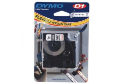 Dymo D1 16958, S0718050, 19mm x 3.5m, testo nera/sfondo bianco, nastro originale