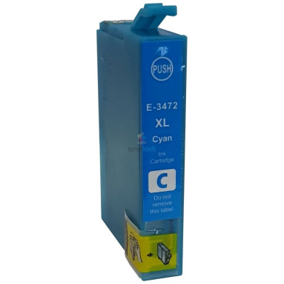 Epson T3472 ciano (cyan) cartuccia compatibile