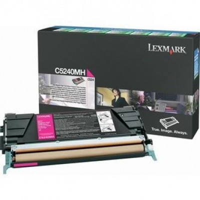 Lexmark C5240MH magenta toner originale