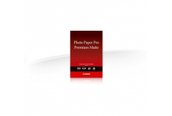 Canon Photo paper premium matte, carta fotografica, opaco, bianco, A4, 210 g/m2, 20 pz FA-PM1 A4, getto d'inchiostro