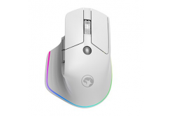 Mouse senza fili, Marvo G803 G803 WH, bianco, ottica, 4000DPI