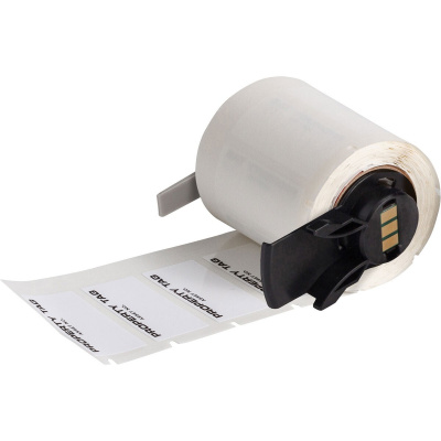 Brady M6-35-422-PROP / 173861, 41.40 mm, Polyester, testo nera / sfondo bianco