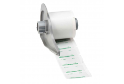 Brady M7-30-428-CALI / 173352, 38.10 mm, Polyester, testo verde / sfondo grigio