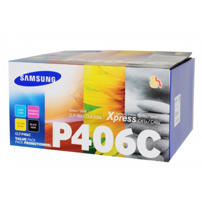 HP SU375A / Samsung CLT-P406C CMYK multipack toner originale