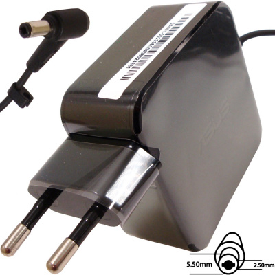 Adattatore originale Asus 45W 19V 2P BLK con spina EU