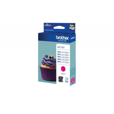 Brother LC-123M magenta (magenta) cartuccia originale