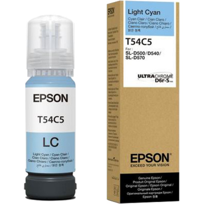 Epson T54C5 C13T54C520 ciano chiaro (light cyan) inchiostro originale