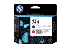 HP F9J88A, HP 744, matte black/chromatic red, HP DesignJet Z5600, DesignJet HD Pro MFP testina di stampa originale 