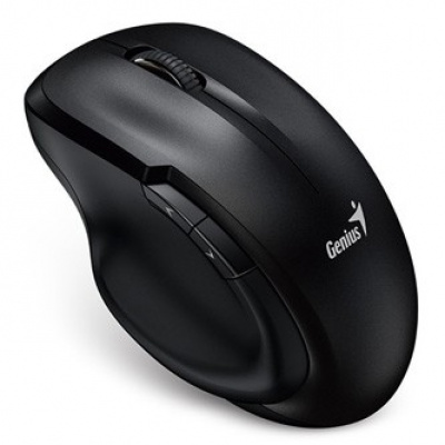 Genius Mouse Ergo 8200S 31030029400, 1200DPI, 2.4 [GHz], ottica, 5sp\., senza fili, nero, 1 pz AA, BlueEye sensore