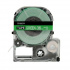 Epson LK-7GWV, SD36GW, 36mm x 9m, testo bianco / sfondo verde, nastro compatibile