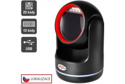 Virtuos EHE0009 lettore CCD 2D HT-861A, stazionario, USB, nero