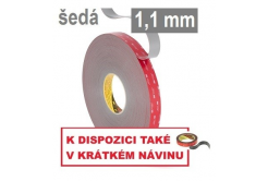 3M VHB™ GPH-110GF Oboustranně silně lepicí páska, tl. 1,1 mm 9 mm x 3 m